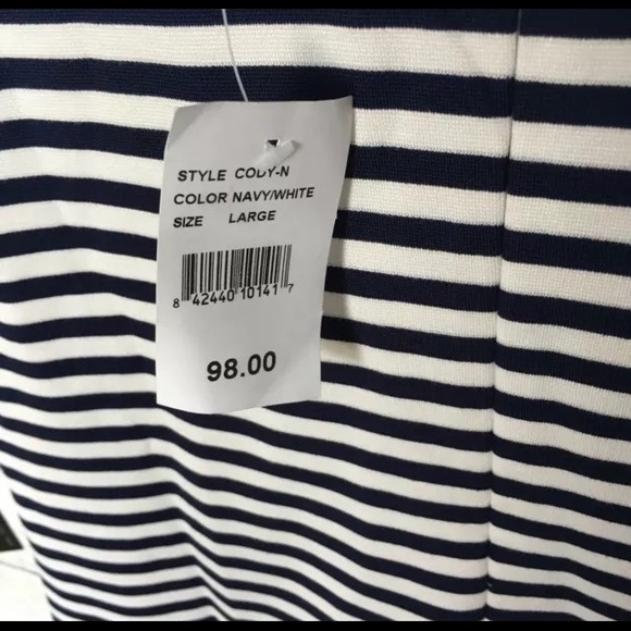 Felicity & Coco Navy Striped Dress - Picture 5 of 5